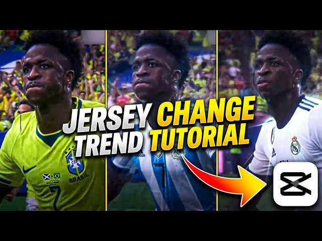 JERSEY  CHANGE/SWAP EDIT TUTORIAL [CAPCUT]