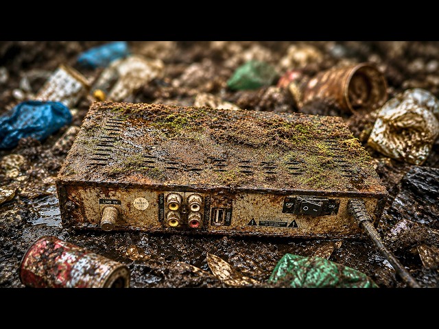 Buried in Trash… Can This Receiver Come Back to Life  Full Restoration
