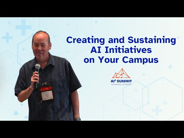 Creating and Sustaining AI Initiatives on Your Campus