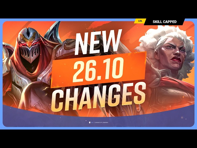 ALL NEW CHANGES for PATCH 26.10 - League of Legends