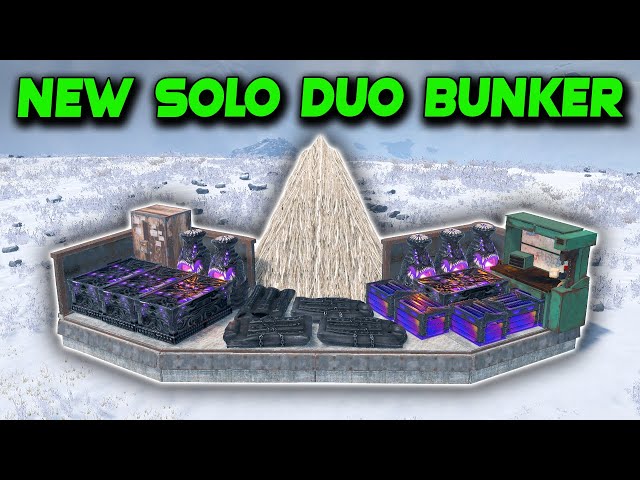 NEW SOLO DUO BUNKER In Rust | Rust Base Design 2026