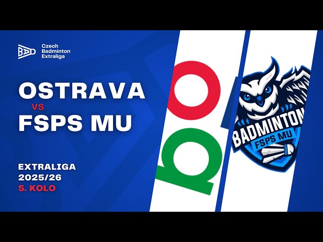B.O. Chance Ostrava vs. BADMINTON FSpS MU | 3.1.2026 | Extraliga 5. kolo