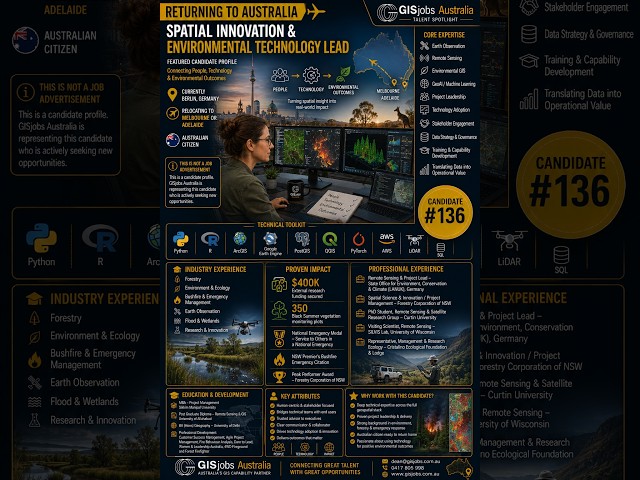 GISjobs Talent Spotlight  Candidate #136