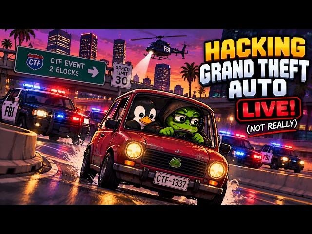 HACKING GRAND THEFT AUTO LIVE! (NOT REALLY) | TryHackMe + Python