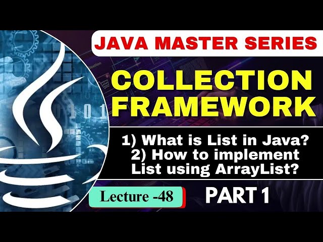 #48 Collection Framework in Java | What is List in Java? Java Tutorial for Beginners | Tpoint Tech
