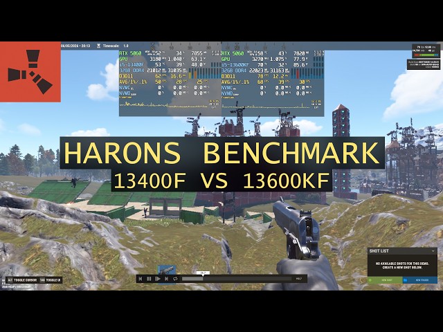 Rust FPS Test | i5-13600kf vs i5-13400f