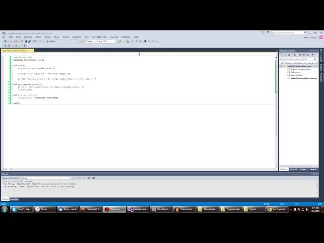 Python - Value Returning Functions