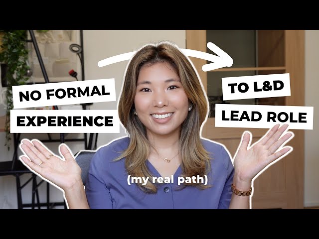 👊 Break into Learning and Development with no formal experience | key projects I did to pivot!