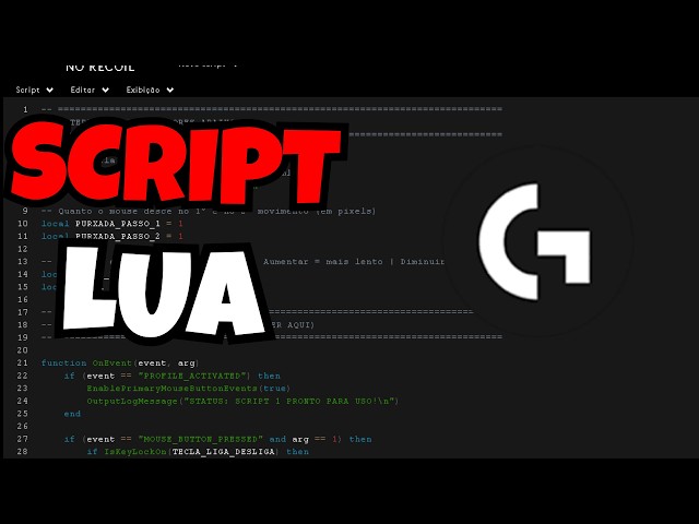 NO RECOIL SCRIPT LUA CROSS FIRE AL