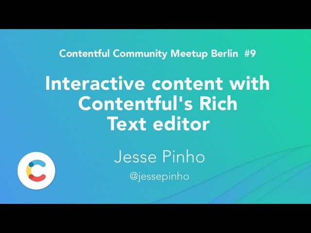 How to Create Interactive Content in Contentful