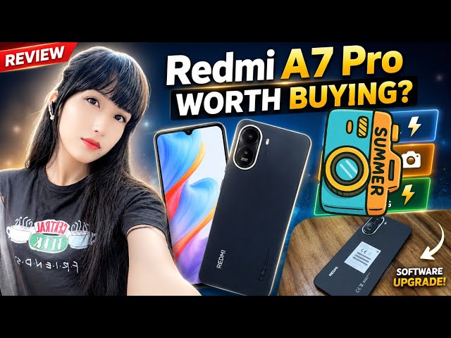 Redmi A7 Pro Review | 6000mAh Battery, 6.9-inch 120Hz Display, HyperOS & Camera Details