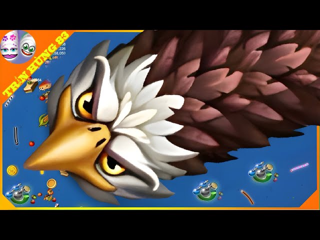 🐍WORMSZONE.IO | GIANT SLITHER SNAKE TOP 01 / Epic Worms Zone Best Gameplay! | Trần Hùng 83