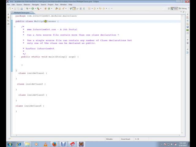 Can a Java source file contain more than one class declaration