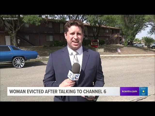 Woman evicted after talking to Channel 6