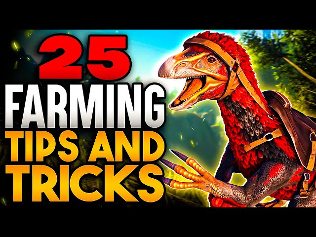 25 Resource Gathering and Farming Tips and Tricks in Ark
