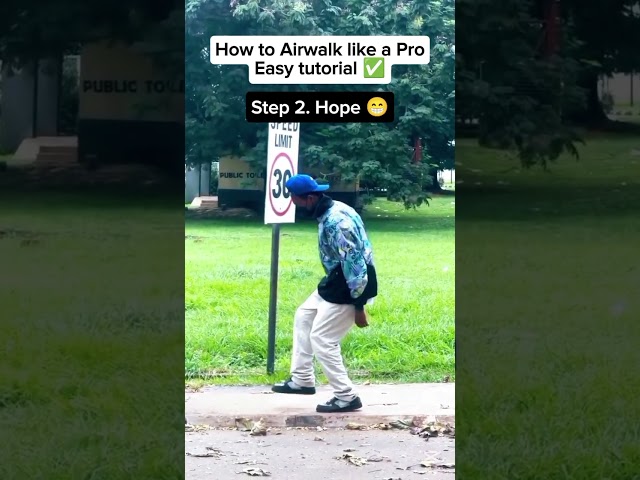 How to airwalk like a pro easy tutorial ✅ #airwalk #tutorial #shorts  #slickback #funk #fypシ #dance