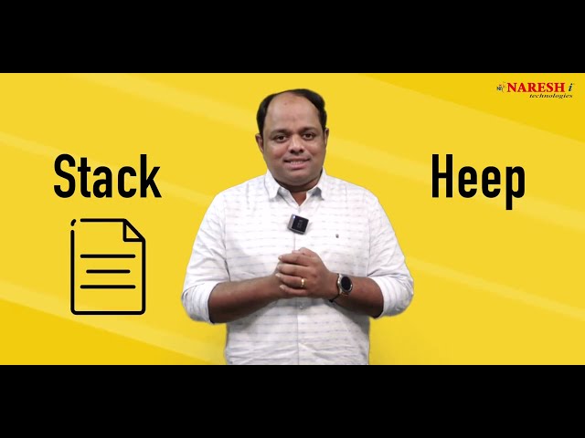 Difference Between Stack and Heap Memory in Java | Mr. Kishan | Naresh IT