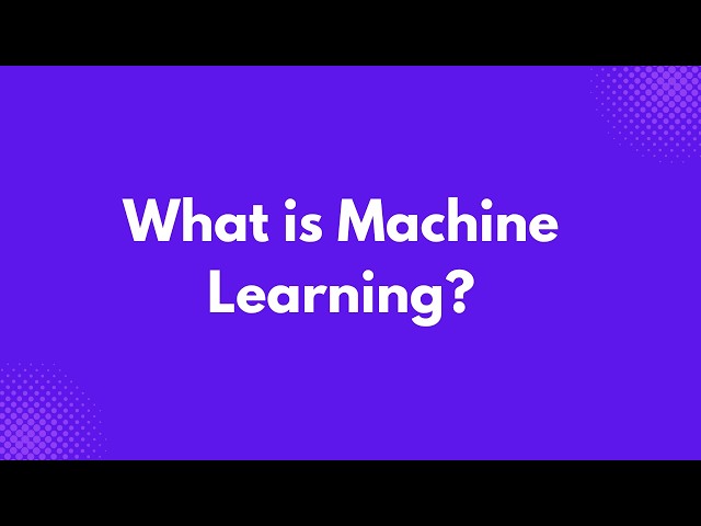 What is machine learning? Practical Biostatistics in R