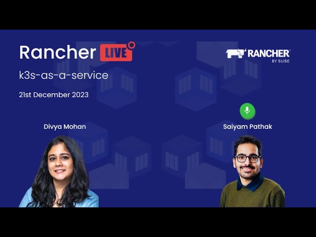 Rancher Live: k3s-as-a-service
