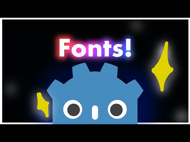 Creating your OWN Fonts (No Font File Needed!) - Godot Tutorial
