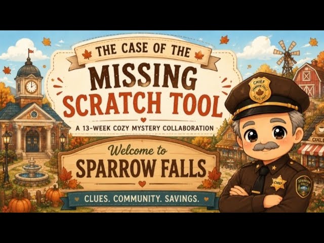 Welcome to Sparrow Falls- The case of the missing scratch tool.