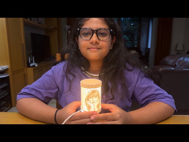 I 3D Printed a Taylor Swift Lithophane Lamp 😱 | BambuLab A1 Mini | Zain’s Lab