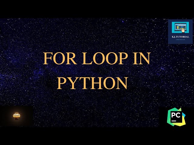 For loop in Python | range() In Python