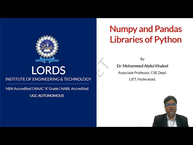 NumPy and Pandas Tutorial for Beginners | Python Data Analysis Basics