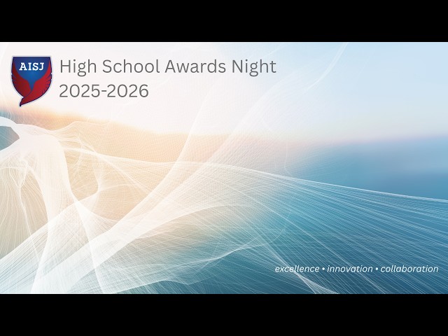 High School Awards Night 2026 | AISJ Auditorium