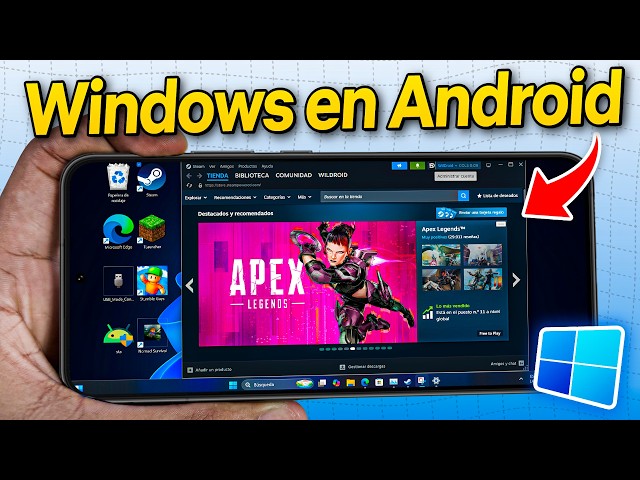 I turned MY PHONE into a WINDOWS 11 Pro PC 🤯