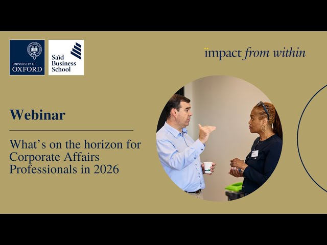What’s on the horizon for Corporate Affairs Professionals in 2026