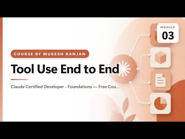 03. Tool Use End to End — Claude Certified Developer - Foundations — Free Course
