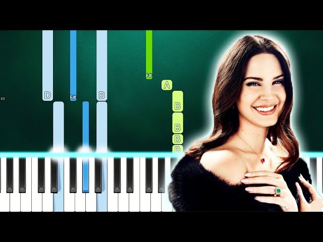 Lana Del Rey - Cinnamon Girl (Piano Tutorial) By MUSICHELP