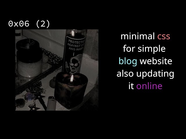Adding little CSS and rsync the website | Self Host 0x06 (2)
