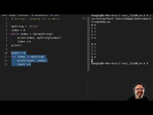 Looping Strings with FOR