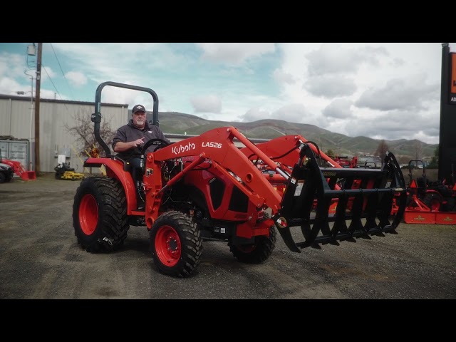 Adams Tractor | Kubota L2502 with Grapple