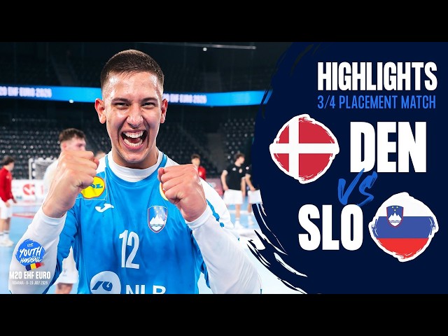 Denmark vs Slovenia | 3rd Place match Highlights | M20 EHF EURO 2026