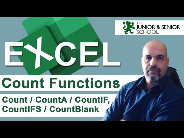 Excel Count / CountA / CountBlank / CountIF / CountIFS  explained [IGCSE ICT 0417]