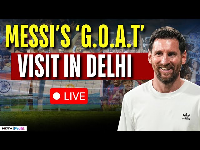 LIVE: Lionel Messi Visits Delhi LIVE | Messi At Arun Jaitley Stadium LIVE | Messi GOAT India Tour
