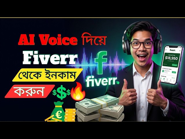 কীভাবে AI Voice Over দিয়ে Fiverr থেকে ইনকাম করবেন? Earn$50− $300