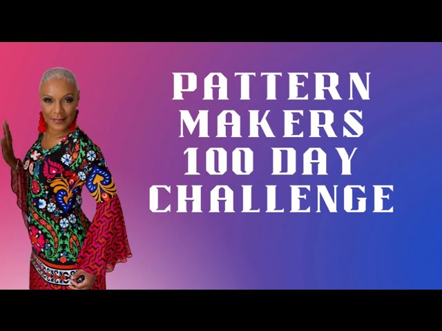 Pattern Makers 100 Day Challenge Day 1 |#P3Purposepreneur #PatternMakers #DrMarnitaOnFire🔥