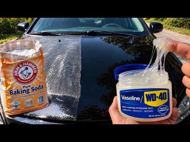 You will be amazed by the hidden power of baking soda and Vaseline when you apply them to metal ё