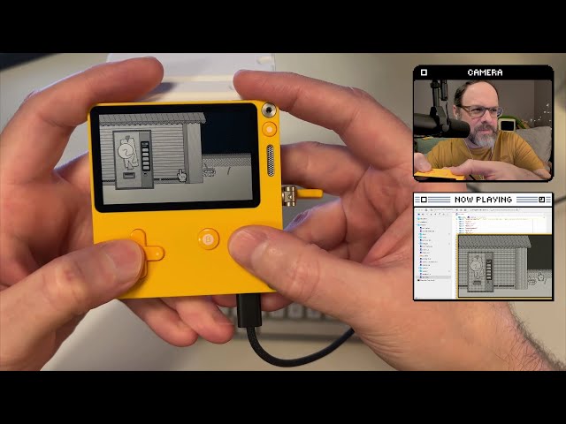 Let’s make a Playdate game!! – Part 3 – developing a point-and-crank adventure game