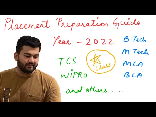 Placement Preparation Guide 2022 | BTECH, MTECH, MCA, BCA | Computer Science Students