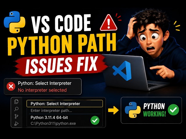 Fix: VS Code Not Finding Python Path | Python is not recognized in Visual Studio Code