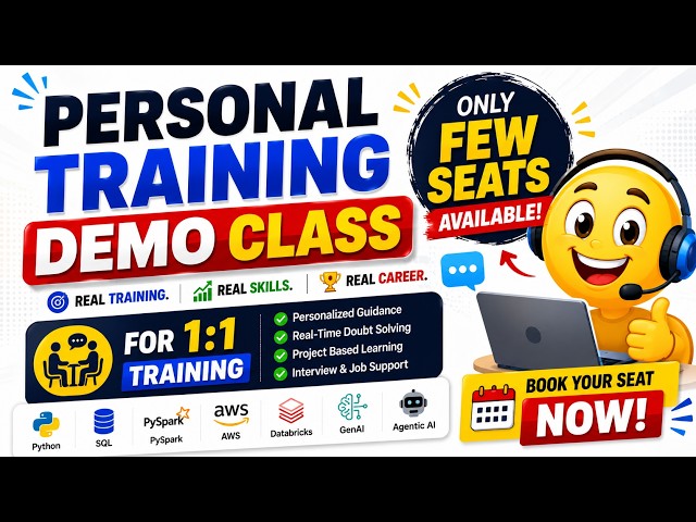 Personal Training Roadmap #dataengineering #aws #python #regularpython #ai #databrickstutorial