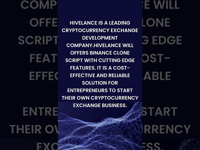 Binance Clone Script - to Start your own crypto exchange