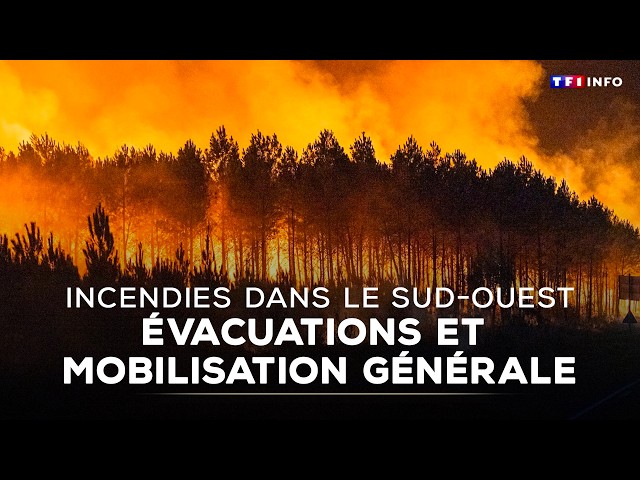 Wildfires in the Southwest: Evacuations and general mobilization｜TF1 INFO