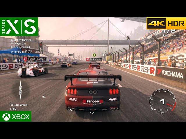 (Xbox Series X) GRID Ultra Realistic 4K HDR Gameplay 60 FPS