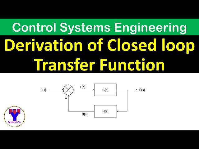 Derivation of Transfer Function of Closed Loop System | Derivation of closed loop transfer function